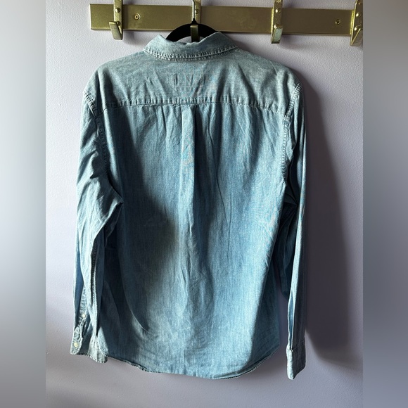 Vineyard Vines Blue Denim Classic Fit Murray Shirt Size M - Picture 12 of 14